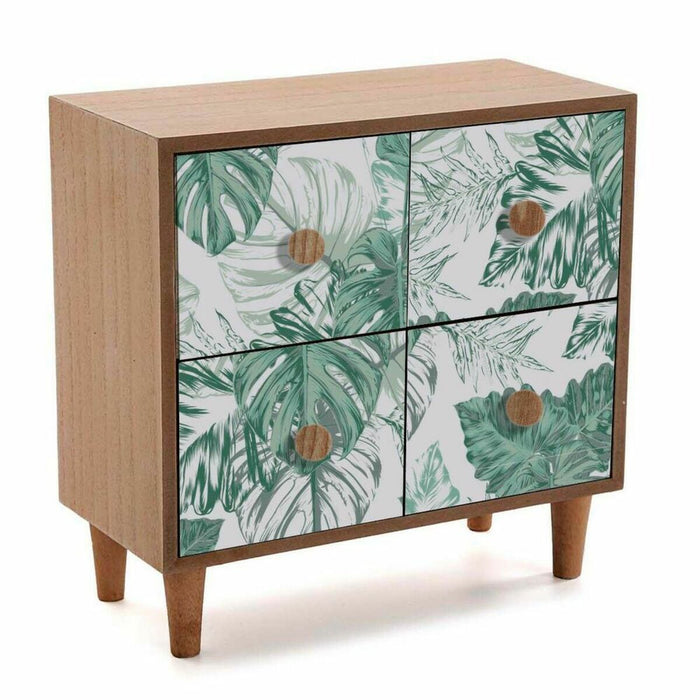 Кутия за бижута Versa Mint Дървен (11 x 25 x 24 cm)