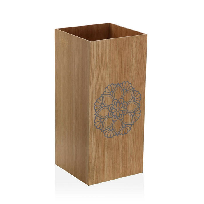 поставка за чадъри Versa Mandala Кафяв Дървен MDF (22 x 48 x 22 cm)