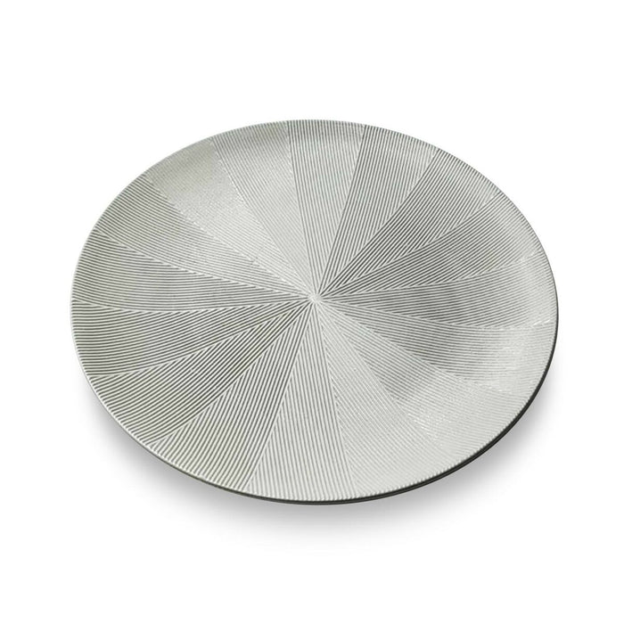 Украса за център на маса Versa Бял Сив Дървен MDF 40 x 40 cm
