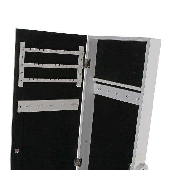 Стенно огледало Versa Бял Огледало Дървен MDF 35 x 153 x 35,2 cm Поставка за бижута