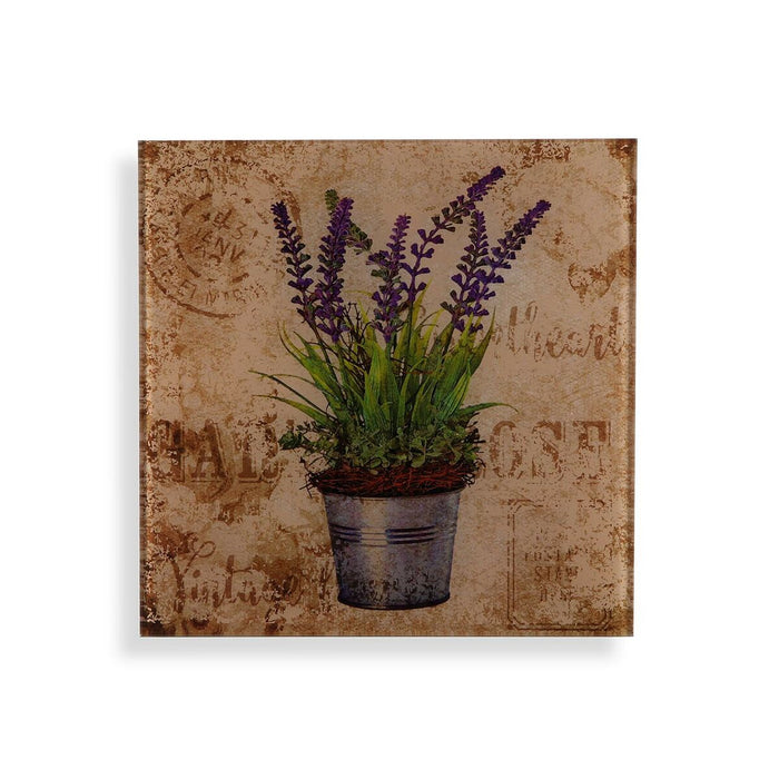 Картина Versa Лавандула Кристал 1 x 30 x 30 cm