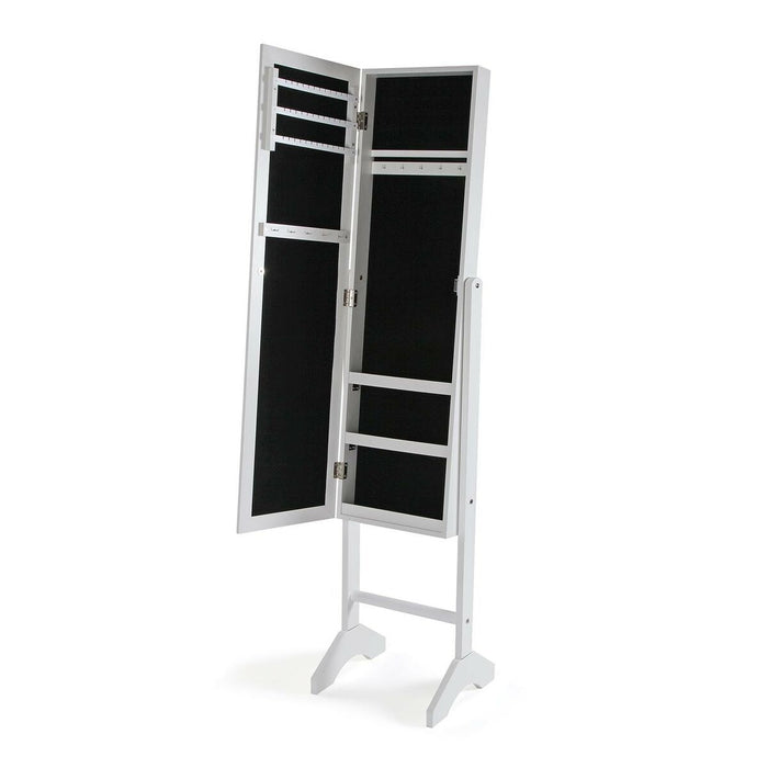 Стенно огледало Versa Бял Огледало Дървен MDF Максималист 33,5 x 153 x 35,2 cm