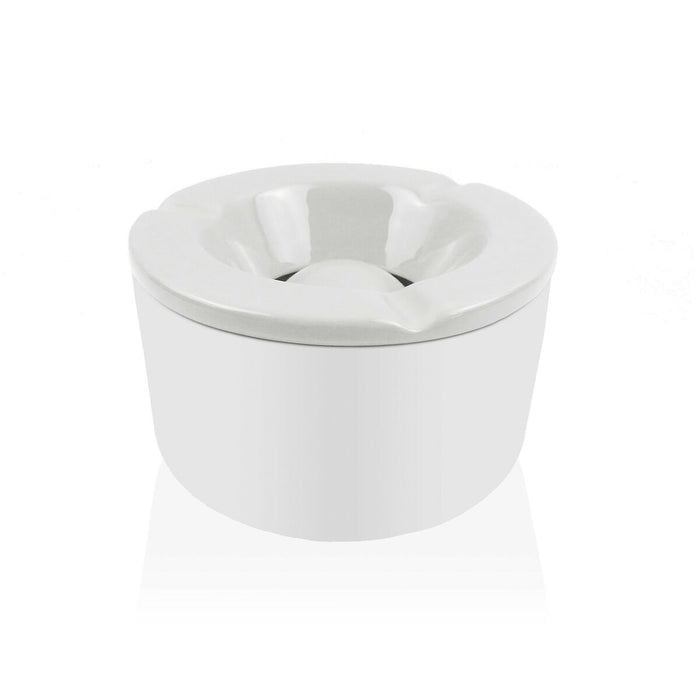 Пепелник Versa Бял Dolomite 11,2 x 6,2 x 11,2 cm Кръгъл