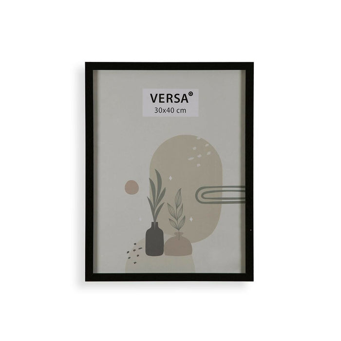Рамка за снимки Versa Черен Дървен MDF Vintage
