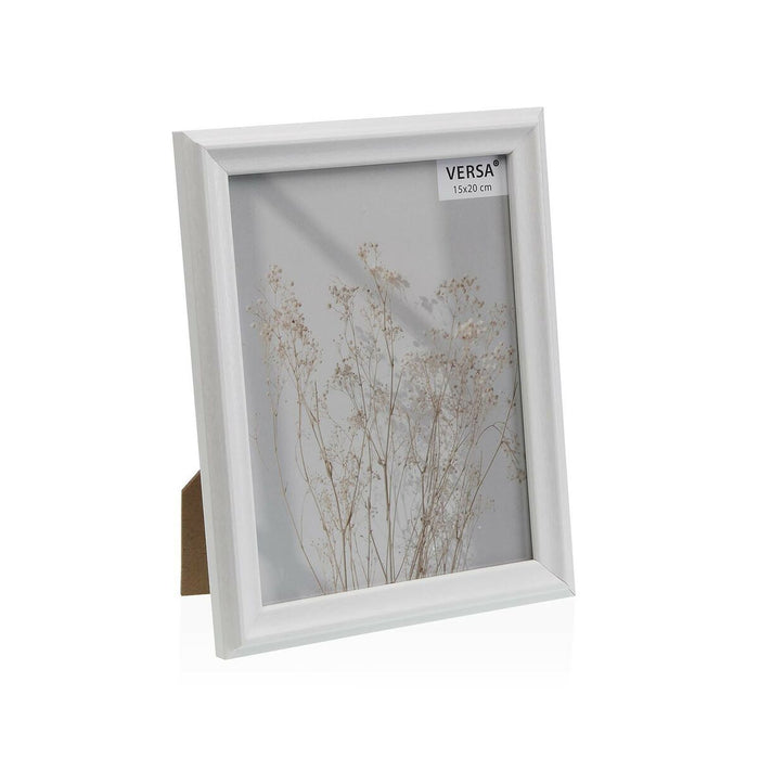 Рамка за снимки Versa Бял Дървен MDF Vintage