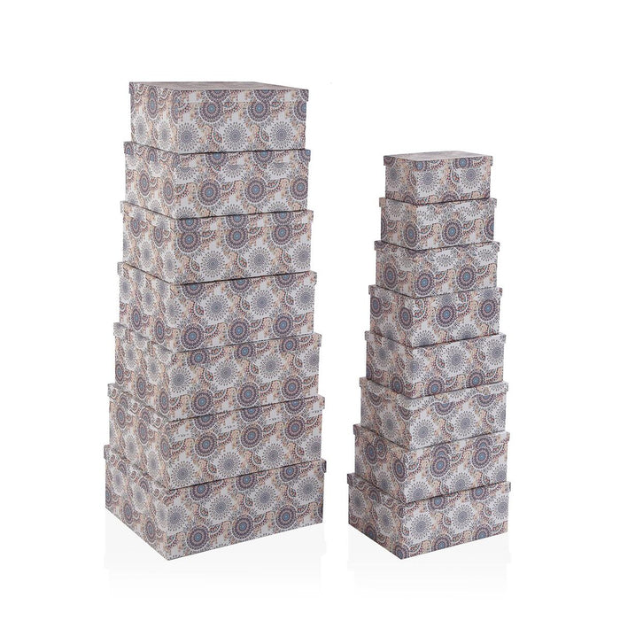Комплект Декоративни Кутии Versa Картон (15 Части)