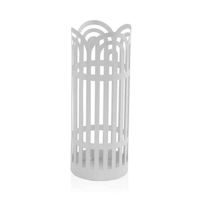 поставка за чадъри Versa Бял 19 x 49 x 19 cm