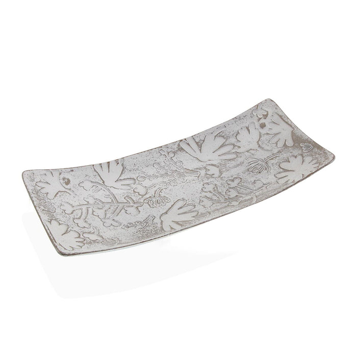 Украса за център на маса Versa Бял Дървен MDF 16 x 4,5 x 38,5 cm Lilled