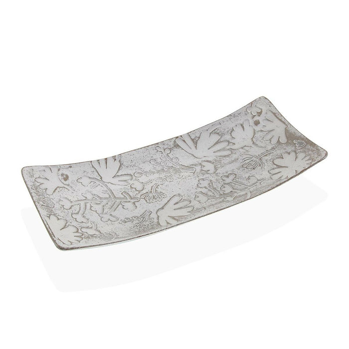 Украса за център на маса Versa Бял Дървен MDF 16 x 4,5 x 38,5 cm Lilled