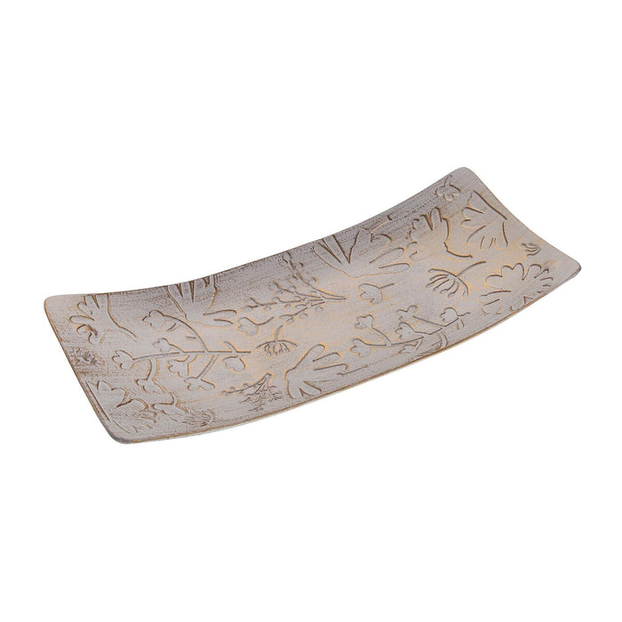Украса за център на маса Versa Златен Дървен MDF 16 x 4,5 x 38,5 cm Lilled