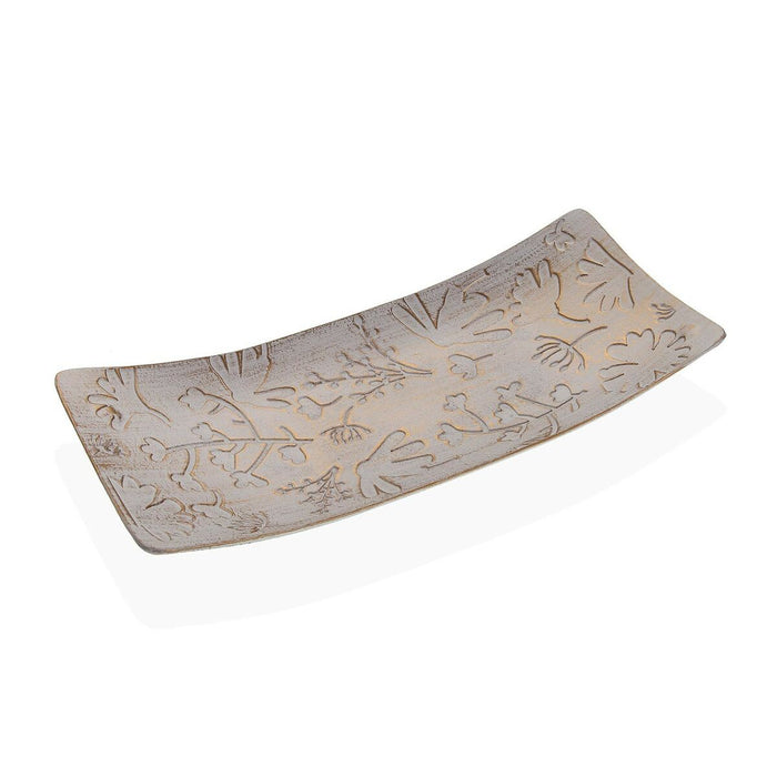 Украса за център на маса Versa Златен Дървен MDF 16 x 4,5 x 38,5 cm Lilled