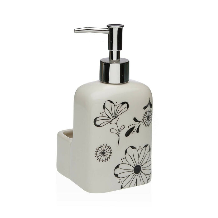 Дозатор за Сапун Versa Керамика ABS Dolomite Lilled 9 x 18,5 x 8 cm