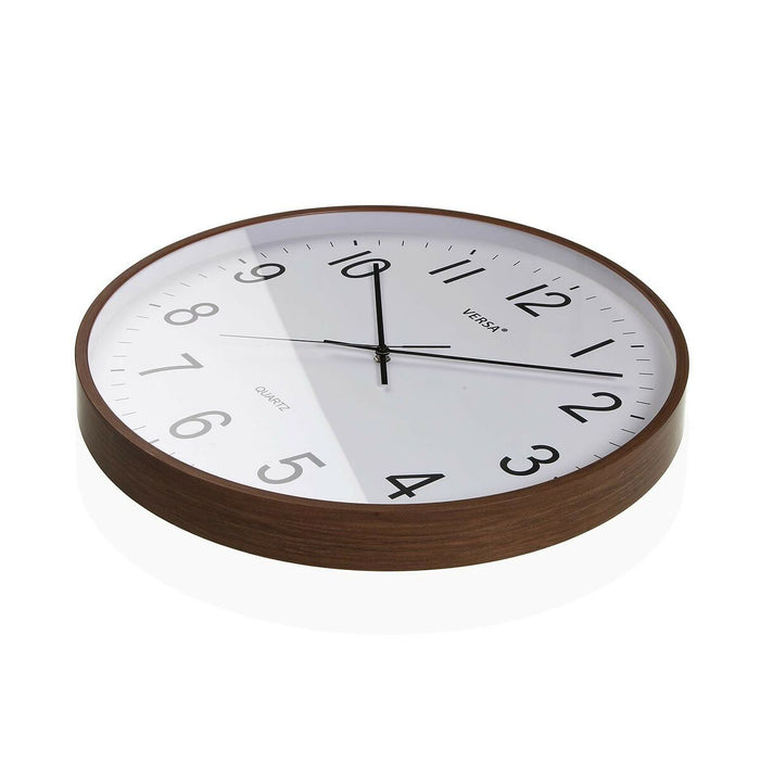 Стенен часовник Versa Пластмаса Кварц Дървен MDF 5,2 x 50 x 50 cm