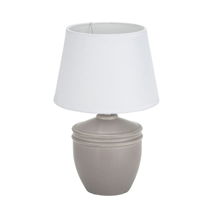 Настолна лампа Versa Aurelia Сив Памук Керамика 40 W 20 x 31,5 cm