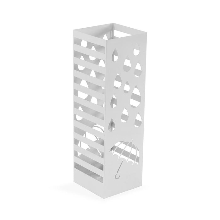 поставка за чадъри Versa Бял 15,5 x 49 x 15,5 cm