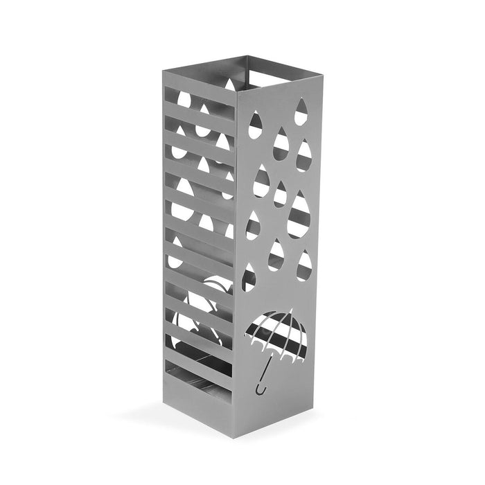 поставка за чадъри Versa Сребрист 15,5 x 49 x 15,5 cm