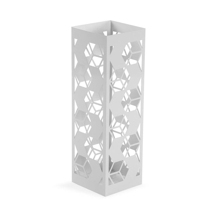 поставка за чадъри Versa Бял 15,5 x 49 x 15,5 cm