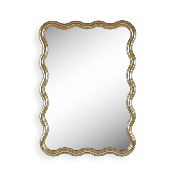 Стенно огледало Versa Златен 2,6 x 70,2 x 50,2 cm