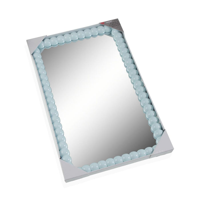 Стенно огледало Versa Син 3,8 x 76 x 45,5 cm