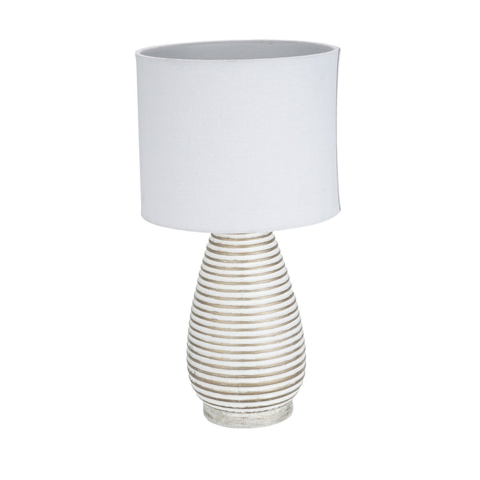 Настолна лампа Versa Duna лен Керамика 40 W 22 x 43,5 cm