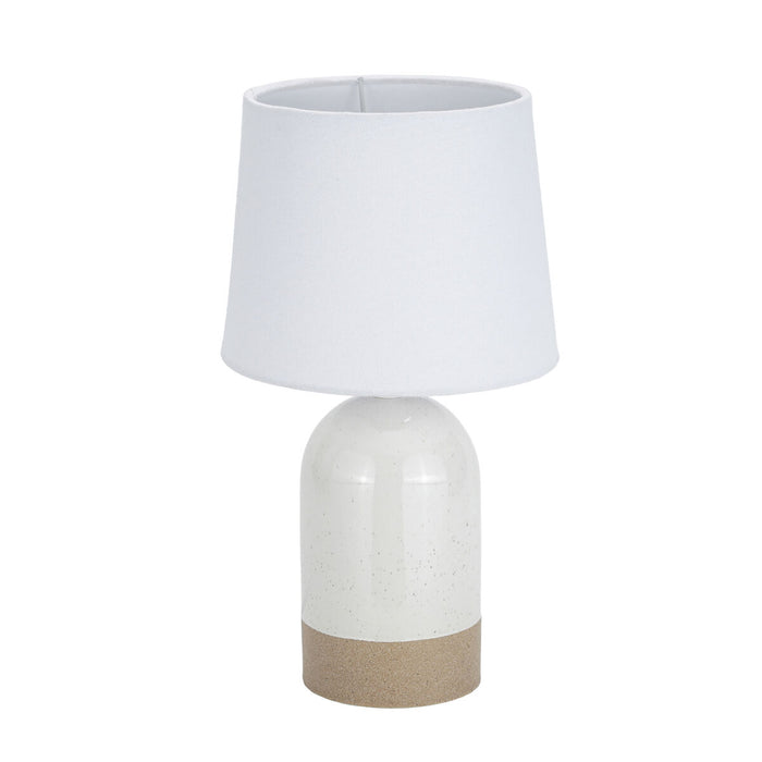 Настолна лампа Versa Duo Бял лен Керамика 40 W 18 x 32,5 cm