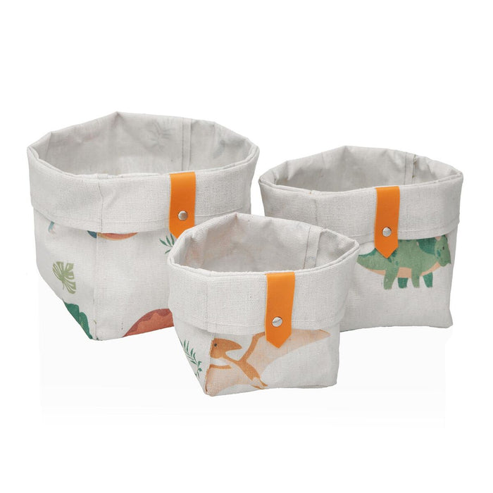 Многофункционална Кошница Versa Текстил 10 x 10 x 10 cm 14 x 14 x 14 cm 12 x 12 x 12 cm