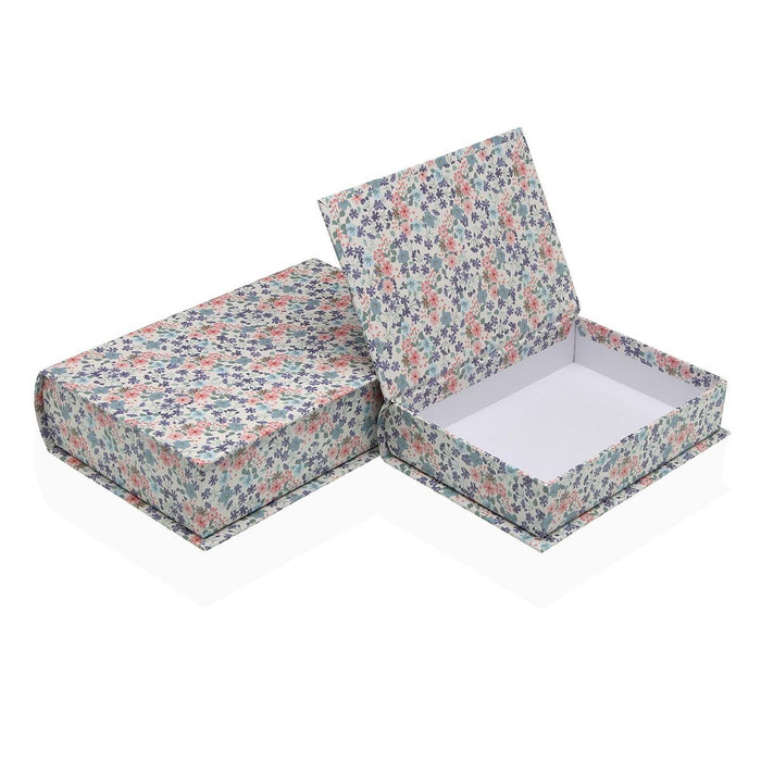 Декоративна кутия Versa Пластно Дървен MDF Lilled Книга