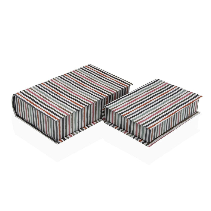 Декоративна кутия Versa Пластно Дървен MDF Книга