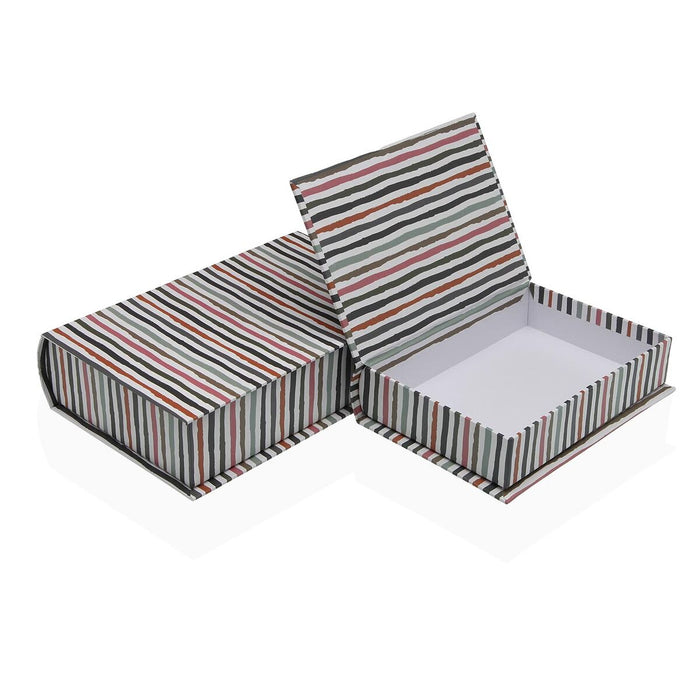 Декоративна кутия Versa Пластно Дървен MDF Книга