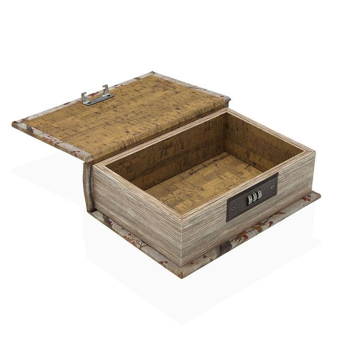 Кутия за бижута Versa Пластно Дървен MDF 7 x 22 x 16 cm Птици
