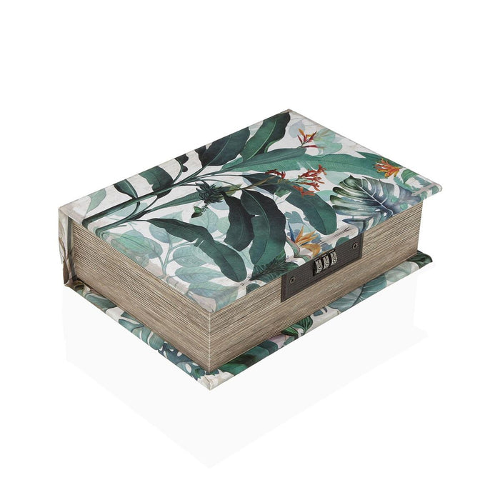 Кутия за бижута Versa Пластно Дървен MDF 7 x 22 x 16 cm Тропически