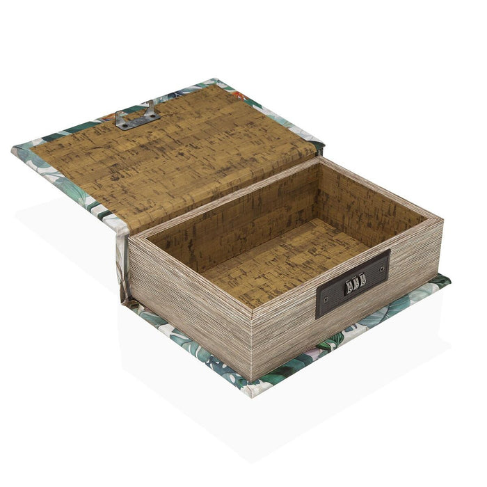 Кутия за бижута Versa Пластно Дървен MDF 7 x 22 x 16 cm Тропически