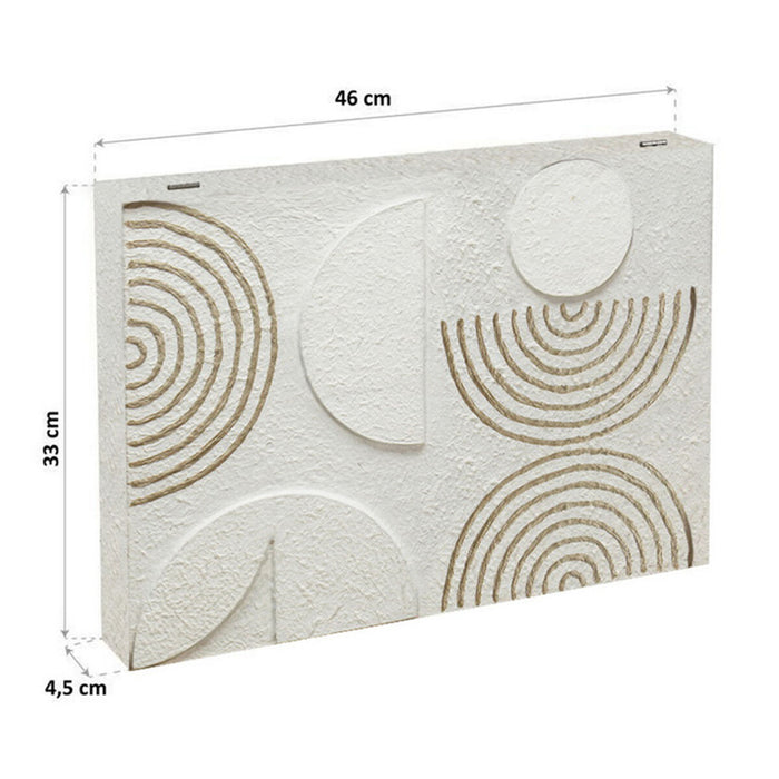 Декоративна кутия Versa хартия Дървен MDF