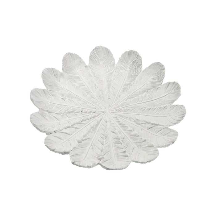 Украса за център на маса Versa Бял Смола 2,3 X 24,2 X 30 CM Цвете
