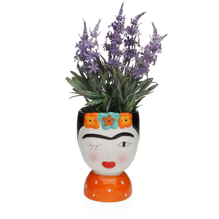 Ваза Versa Керамика Escandinavo/Nórdico 14,3 X 25,5 X 18,5 CM Frida Kahlo