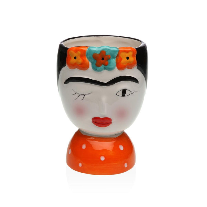 Ваза Versa Керамика Escandinavo/Nórdico 14,3 X 25,5 X 18,5 CM Frida Kahlo