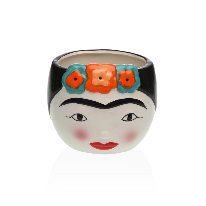 Ваза Versa Керамика Escandinavo/Nórdico 14 x 12 x 14 cm Frida Kahlo