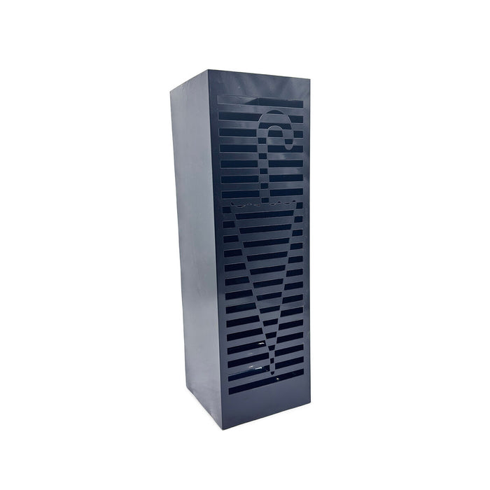 поставка за чадъри Versa Lugano Черен 15,5 x 49 x 15,5 cm