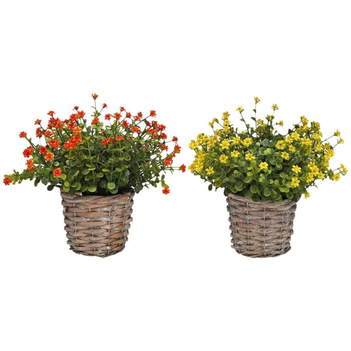 Декоративно Растение Versa Желязо Текстил Пластмаса 16 x 21 cm
