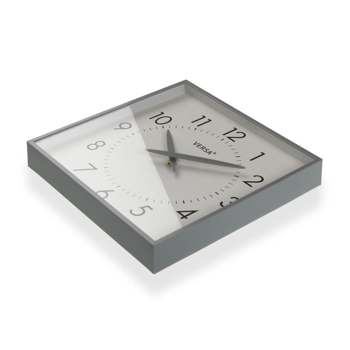 Стенен часовник Versa Сив Пластмаса 4,1 X 28,3 X 28,3 CM