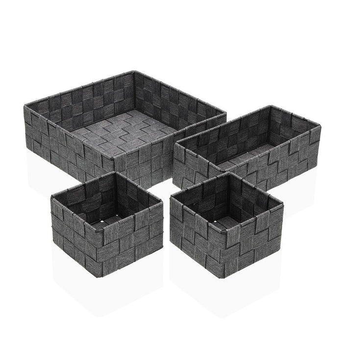 Игра на Кошници Versa Сламка полипропилен Царевична влакна 26 x 8,5 x 26 cm