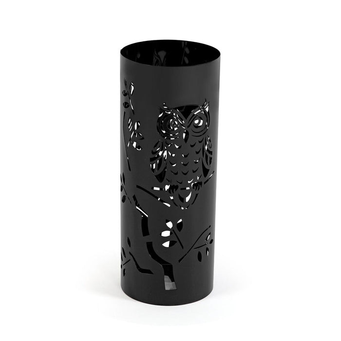поставка за чадъри Versa Черен Семейство бухали 19 x 49 x 19 cm