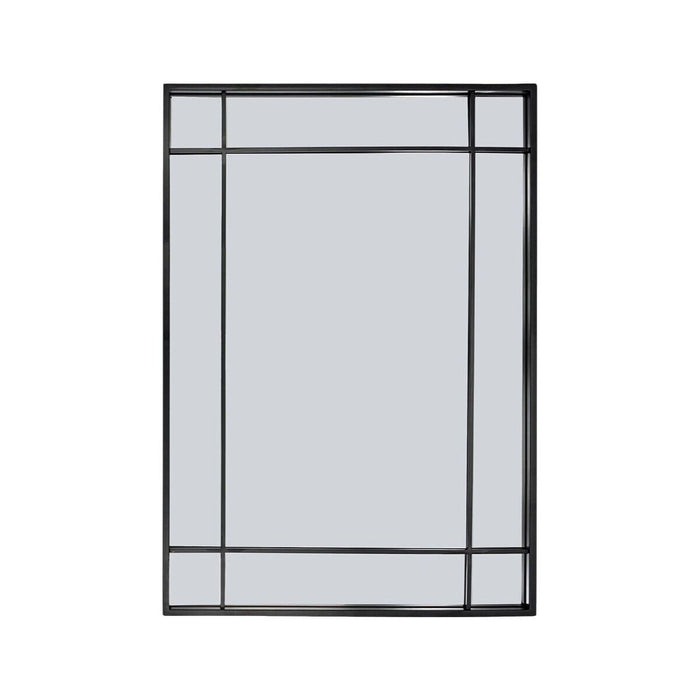 Стенно огледало Versa Черен 2,9 X 76 X 53 CM