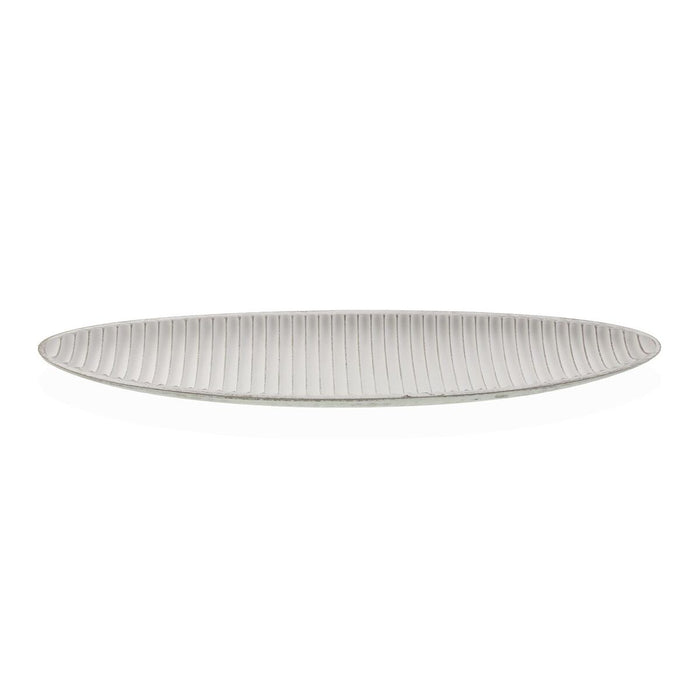 Украса за център на маса Versa Бял 16 X 4,5 X 64,5 CM