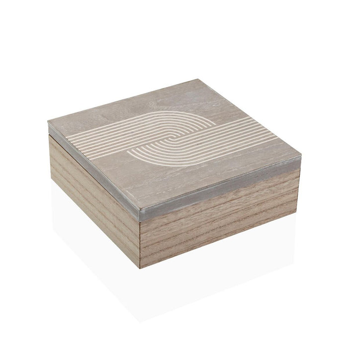 Декоративна кутия Versa Дървен MDF