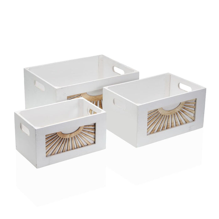 Кошница Versa Adda Дървен 26 x 18 x 36 cm 36 x 26 x 18 cm 31 x 21 x 26 cm 26 x 16 x 14 cm