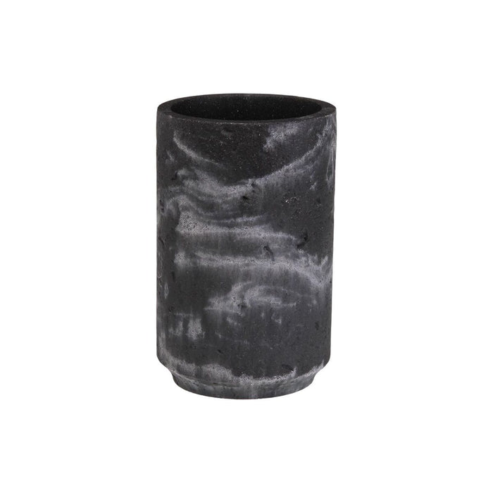 Поставка за четка за зъби Versa Черен Смола 6,9 x 10,2 x 6,9 cm