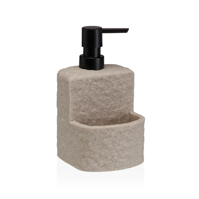 Дозатор за Сапун Versa Viti Бежов Смола Керамика 10,2 X 17,5 X 11,5 CM