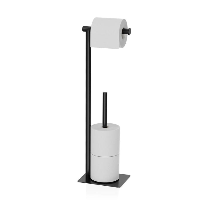 Поставка за Тоалетна Хартия Versa Черен 13 X 53 X 16,5 CM