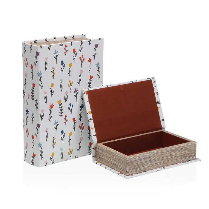 Декоративна кутия Versa Blume Пластно Дървен MDF Книга
